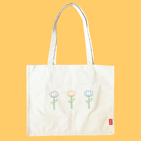 Flowers Tote Bag, Japan Aesthetic Tote Bag Europe