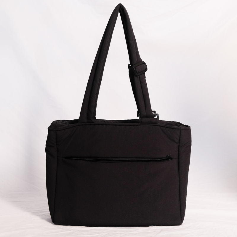 Cloud Commuter Tote Bag in Black Sesame