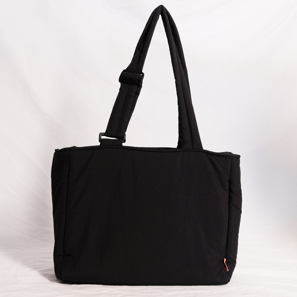 Cloud Commuter Tote Bag in Black Sesame – shopdous Cloud Commuter Tote Bag in Black Sesame – shopdous