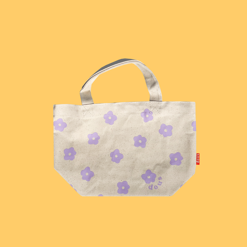 Taro Flower Power Mini Tote Bag