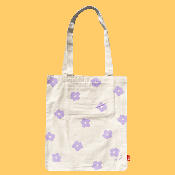 Taro Flower Power Tote Bag